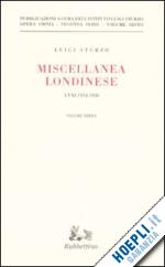 Hoepli Miscellanea londinese (1934-1936). Vol. 3