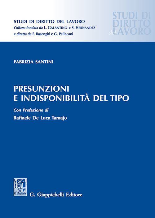 Hoepli PRESUNZIONI E INDISPONIBILITA' DEL TIPO