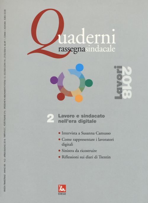 Hoepli QUADERNI RASSEGNA SINDACALE (2018). VOL. 2