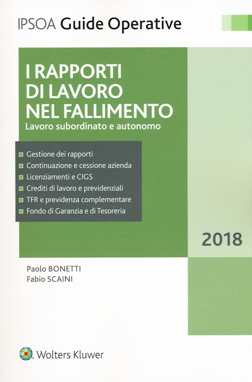 Hoepli RAPPORTI DI LAVORO NEL FALLIMENTO