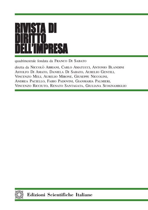 Hoepli Rivista di diritto dell'impresa (2018). Vol. 2