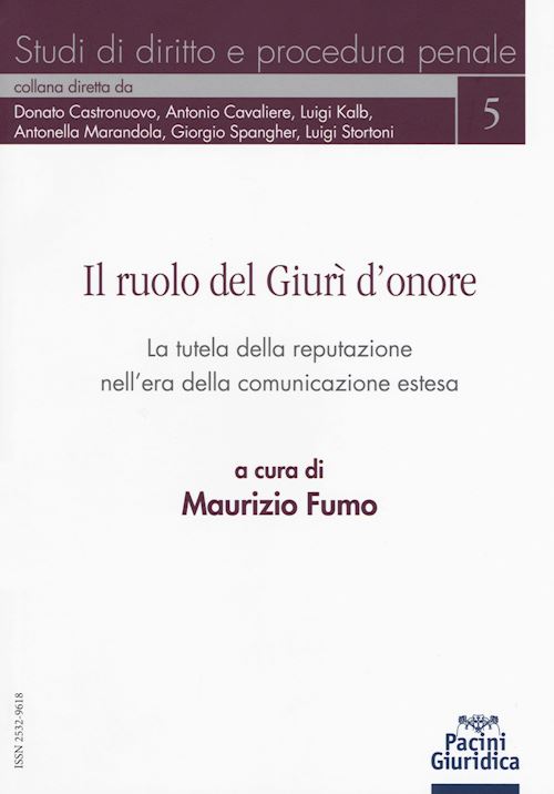 Hoepli RUOLO DEL GIURI' D'ONORE