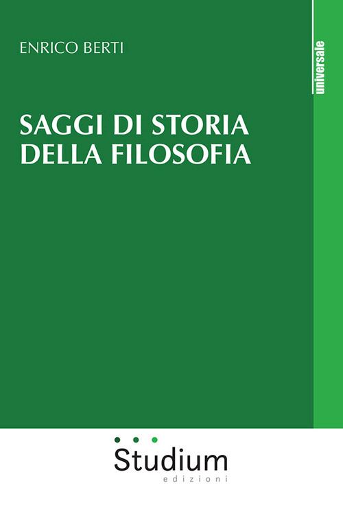 Hoepli SAGGI DI STORIA DELLA FILOSOFIA