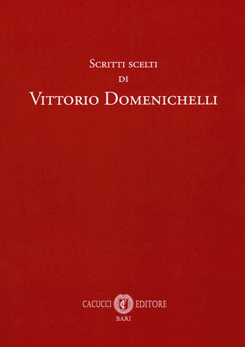 Hoepli SCRITTI SCELTI DI VITTORIO DOMENICHELLI