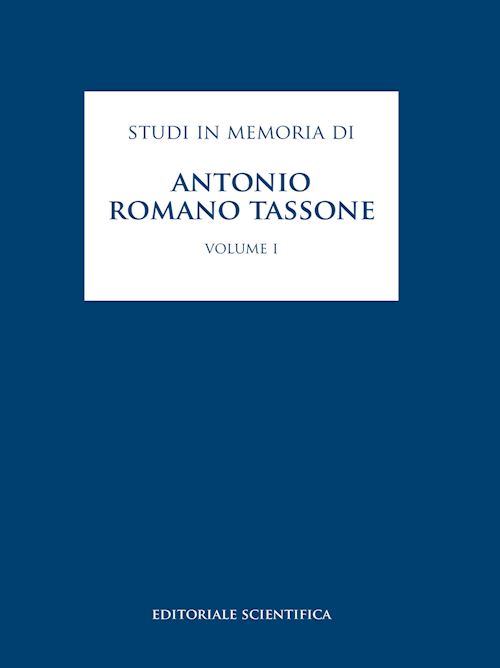 Hoepli STUDI IN MEMORIA DI ANTONIO ROMANO TASSONE