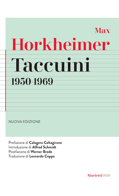 Hoepli TACCUINI 1950-1969. NUOVA EDIZ