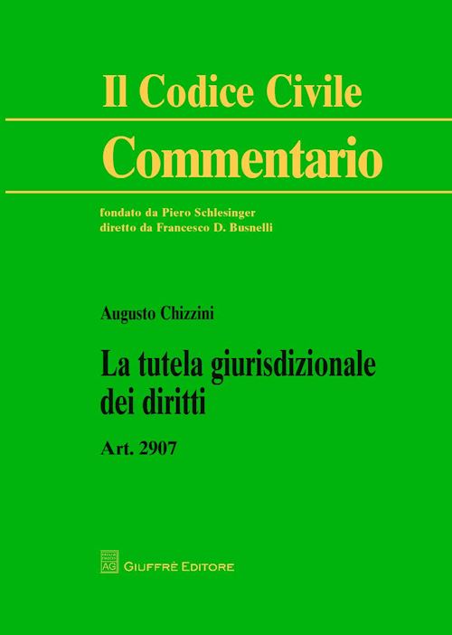 Hoepli TUTELA GIURISDIZIONALE DEI DIRITTI Art. 2907