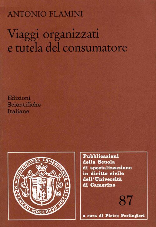 Hoepli VIAGGI ORGANIZZATI E TUTELA DEL CONSUMATORE