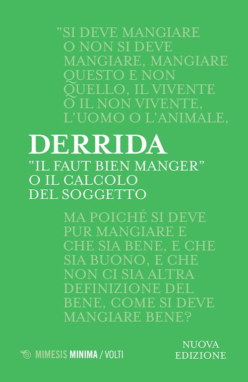 Hoepli «IL FAUT BIEN MANGER». O IL CALCOLO DEL SOGGETTO