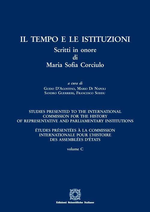 Hoepli IL TEMPO E LE ISTITUZIONI Scritti in onore di Maria Corciuolo