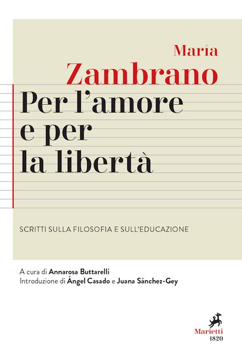 Hoepli PER L'AMORE E PER LA LIBERTA' SCRITTI SULLA FILOSOFIA E SULL'EDUCAZIONE