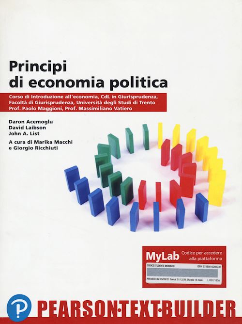 Hoepli Principi di economia politica. Teoria ed evidenza empirica. Ediz. MyLab. Con Contenuto digitale per accesso online