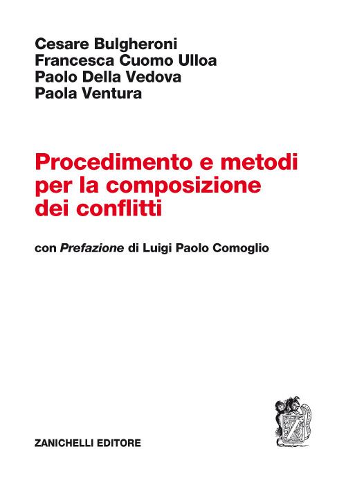 Hoepli PROCEDIMENTO E METODI PER LA COMPOSIZIONE DEI CONFLITTI