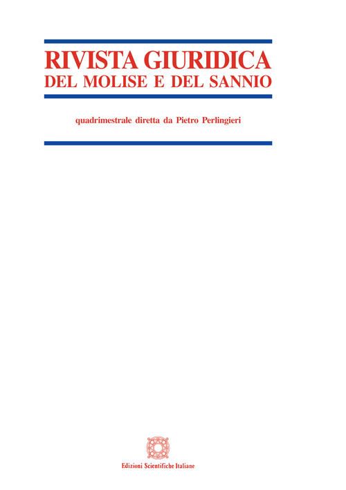Hoepli Rivista giuridica del Molise e del Sannio (2018). Vol. 2