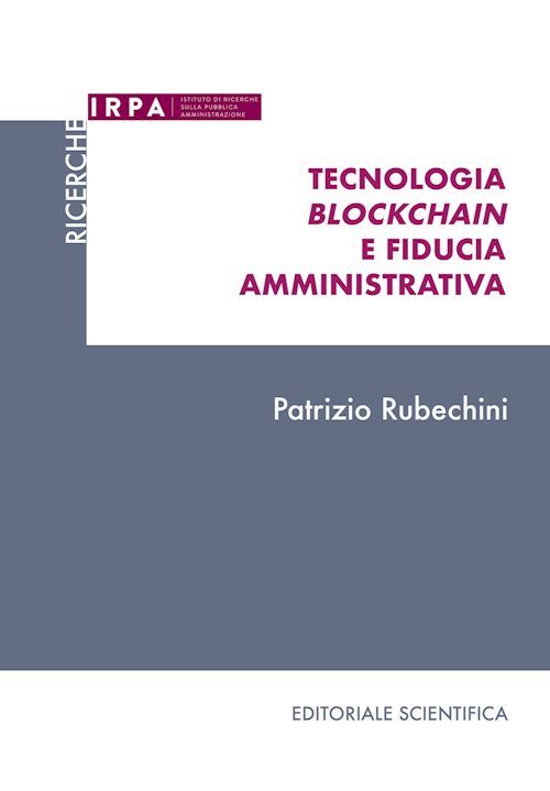 Hoepli Tecnologia blockchain e fiducia amministrativa