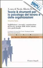Hoepli TEORIE & STRUMENTI PER LO PSICOLOGO DEL LAVORO E DELLE ORGANIZZAZIONI. VOL. 3: S VOLUME TERZO